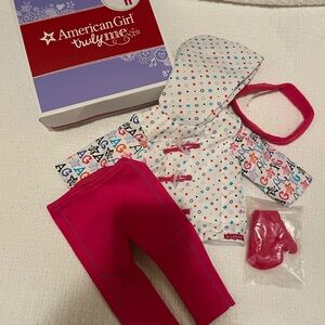 SOLD American Girl Doll 2014 Hit the Slopes Ski Outfit Jacket Pants Mittens